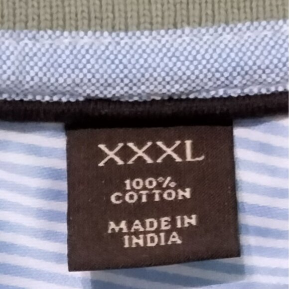 Tasso Elba Mens XXXL Olive Short Sleeve Polo Shirt - Picture 7 of 7